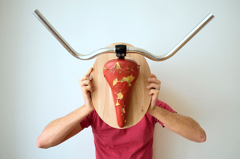 Illustration for article titled Dress Up Your Den With Hunting Trophies Made From Bike Parts